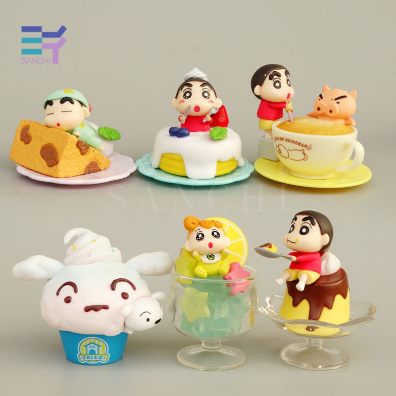 Nhân Vật Cậu Bé Bút Chì Shin-Chan Hoạt Hình Trang Trí Bánh Kem