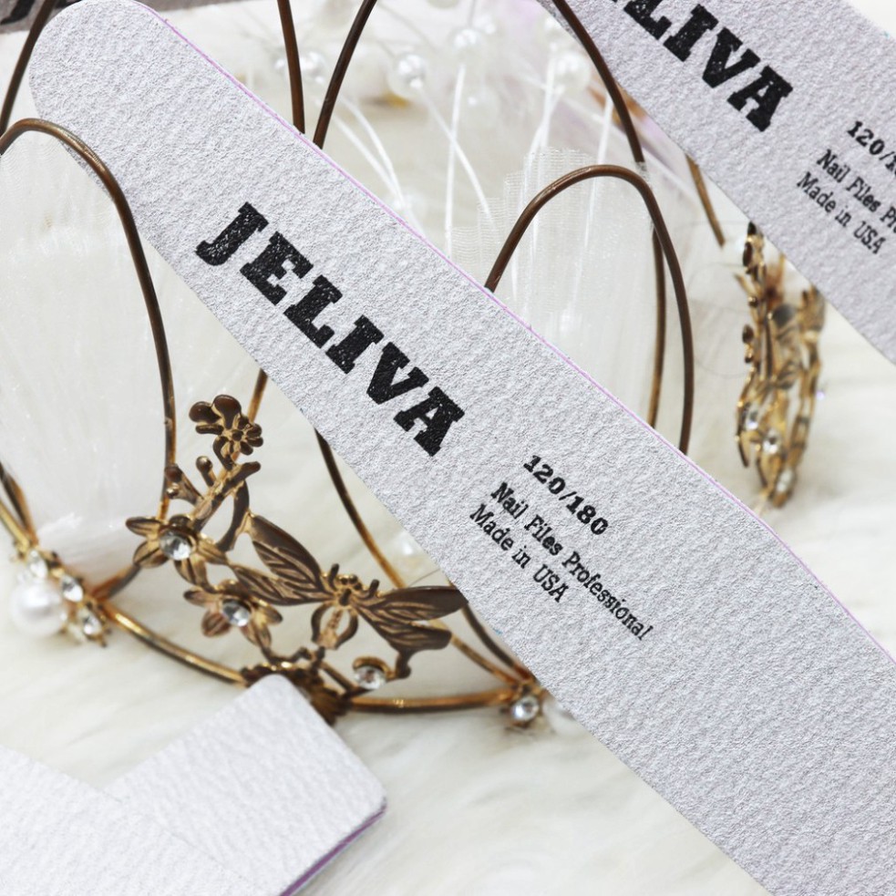 Dũa móng bột , dũa gel dày jeliva O8p