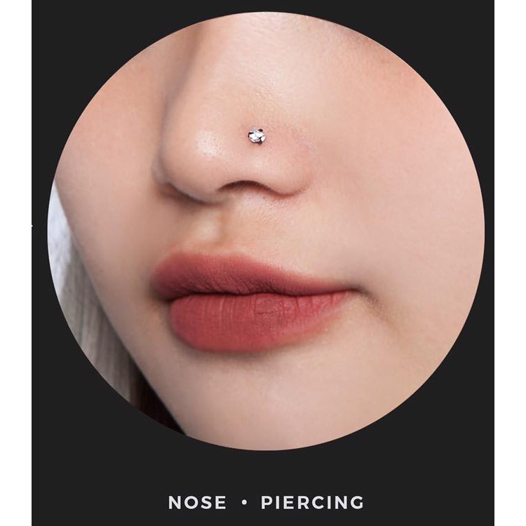 Khuyên mũi đá thẳng/ Khuyên mũi đầu bi/ Khuyên mũi