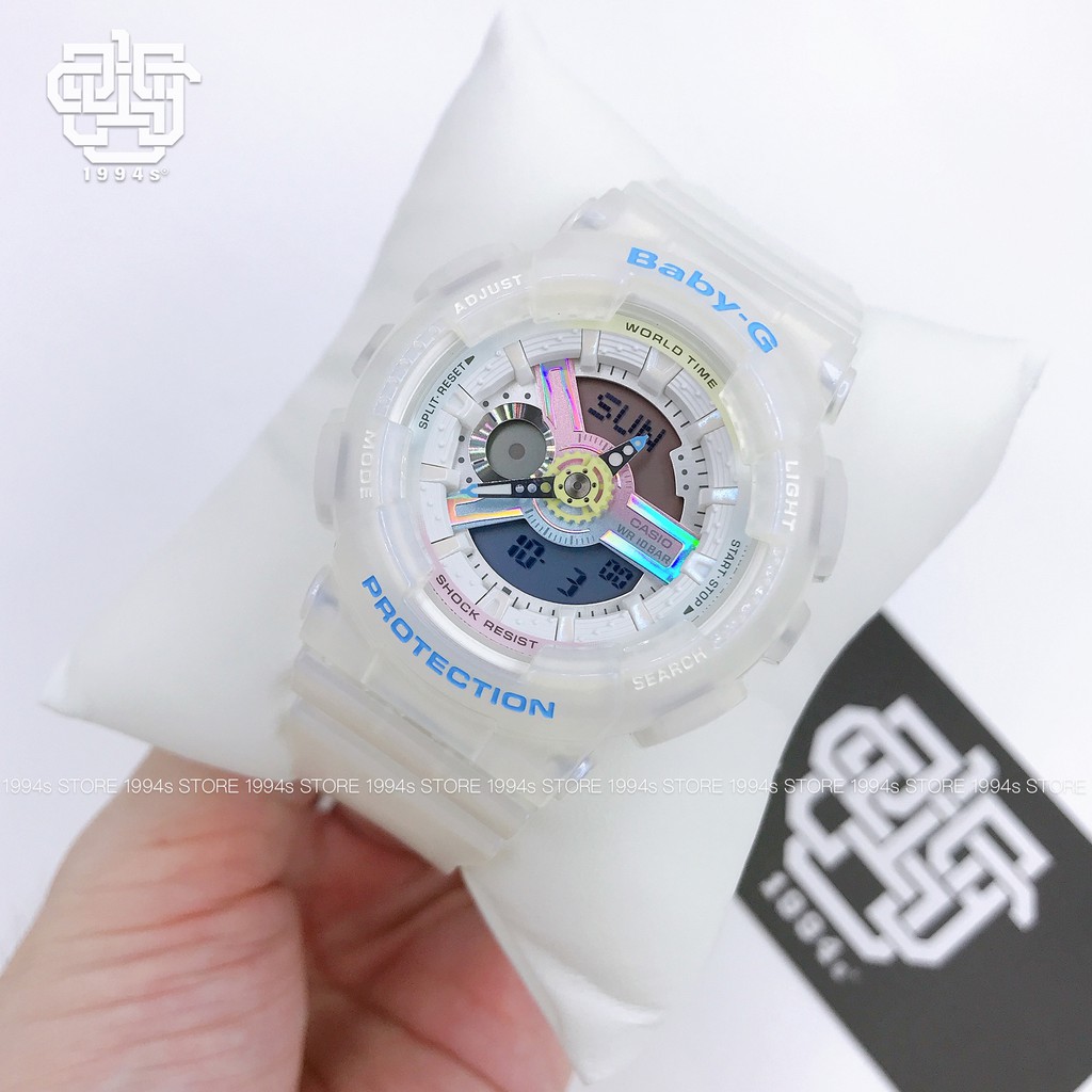 Đồng hồ nữ Casio Baby-G BA-110 / BA-110PL-7A2 chống va đập, chống nước 200m, size 43mm, hàng chính hãng