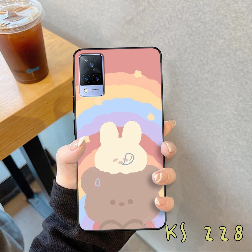 Ốp lưng Vivo V20 - Vivo V20e - Vivo V21 - Ốp in hình gấu bear ngộ nghĩnh