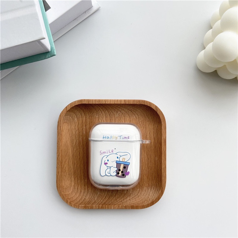 Vỏ Bảo Vệ Hộp Sạc Tai Nghe airpods Pro/2/1 Mềm Hình Doraemon Thời Trang