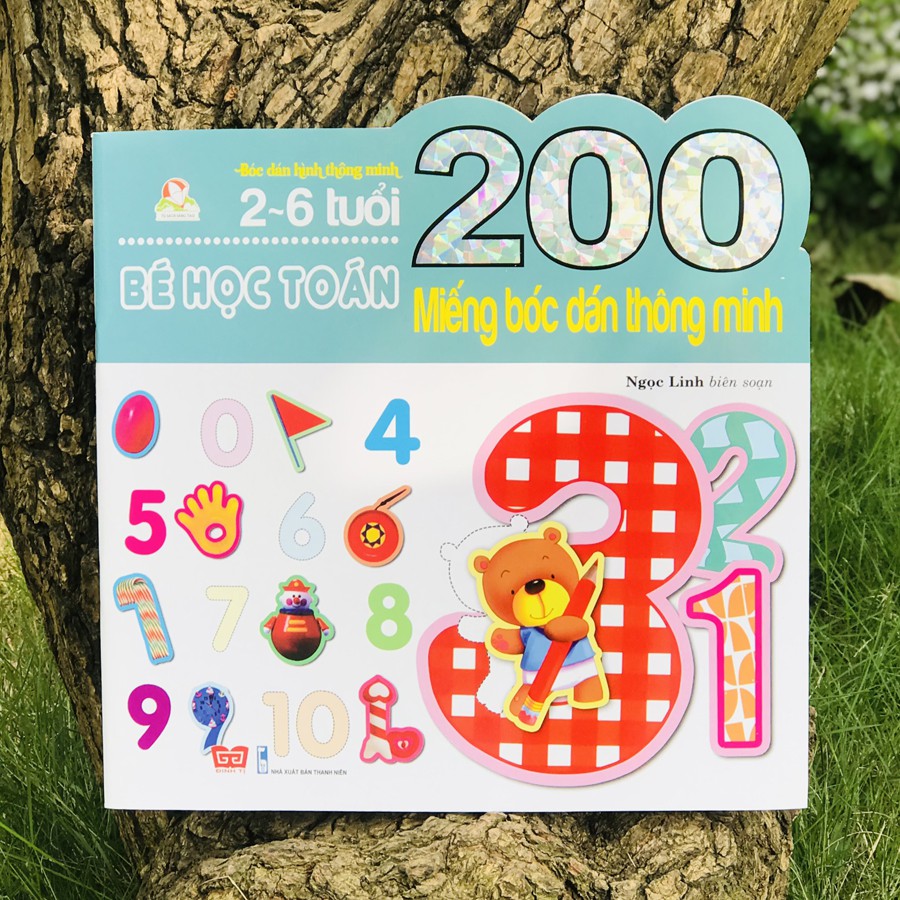 Sách - 200 Miếng Bóc Dán Thông Minh 2-6 Tuổi
