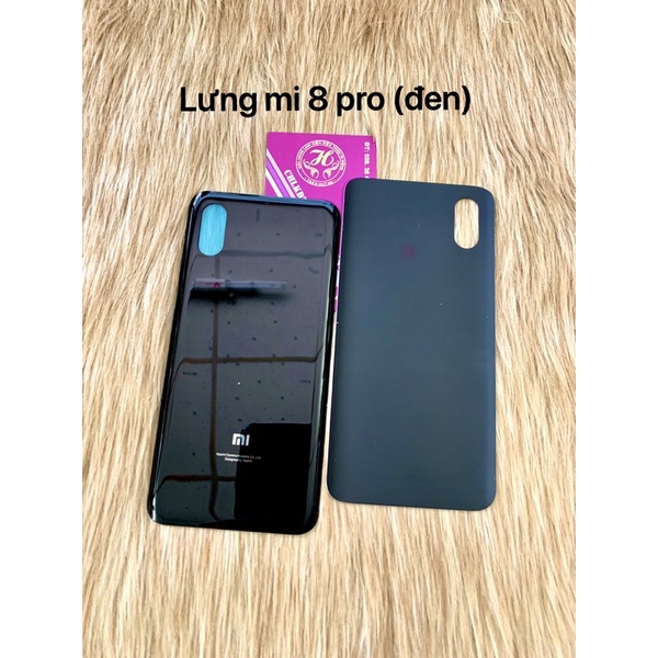 Nắp lưng sau xiaomi mi 8 pro zin