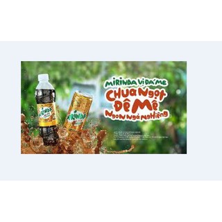 1 chai và lon Mirinda vị đá me