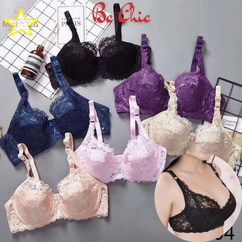 Áo Lót Ren Không Đệm, Có Gọng Cao Cấp MS2004 BC_CHIC LINGERIE