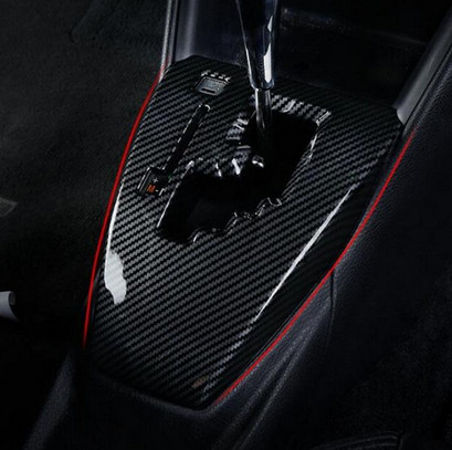 Bộ Ốp Hộp Số và Tỳ Tay Bấm Kính ,Nội Thất cacbon Toyota Vios 2018+. Bản Số Tự Động