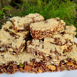 500g Thanh gạo lứt vị chà bông - Đồ ăn vặt – Đủ dinh dưỡng