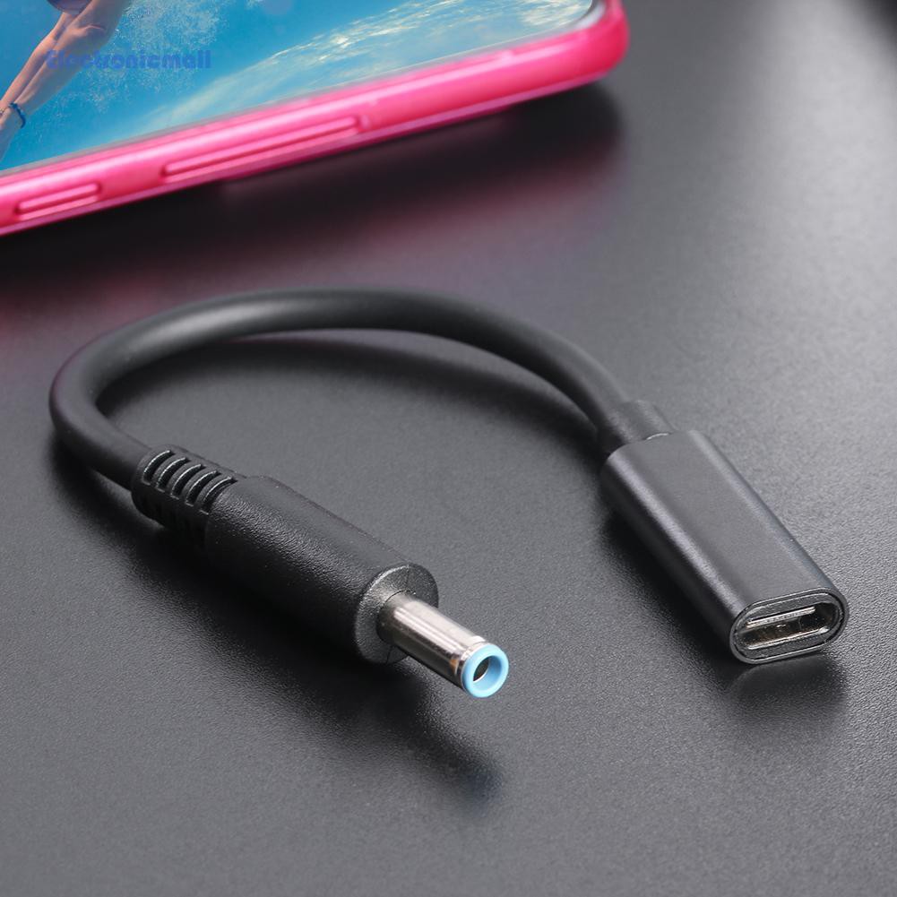 Đầu chuyển đổi cổng Usb Type C sang 4.5x3.0mm Dc cho máy tính xách tay HP
