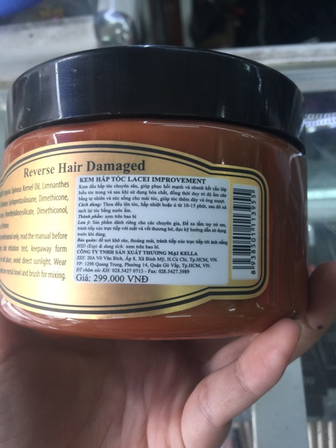 Hấp dầu ( kem ủ tóc ) LACEI IMPROVEMENT 500ml | BigBuy360 - bigbuy360.vn