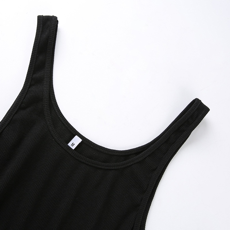 Bộ Áo Liền Quần Hai Dây Màu Trơn Thời Trang Đường Phố Cho Nữ