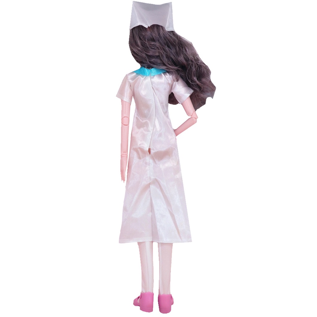 Set đồ y tá bác sĩ cho búp bê barbie phụ kiên búp bê ANDATOY AD974