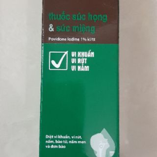 Nước súc họng Betadine