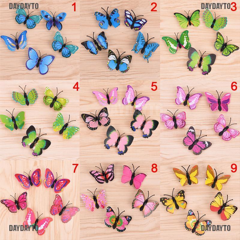 Set 5 Kẹp Tóc Hình Bươm Bướm Cho Cô Dâu Ngày Cưới