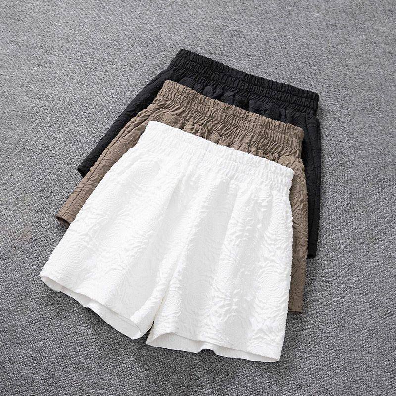 Quần short nữ BIGSIZE dập nổi 3D xốp phồng hàng đẹp xinh xắn - Quần sooc xốp hoa phối nhiều kiểu áo năng động QĐ234