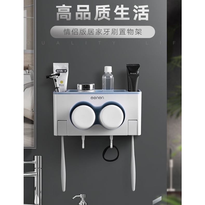 Giá Đỡ Bàn Chải Đánh Răng Gắn Tường Tiện Dụng Cho Phòng Tắm