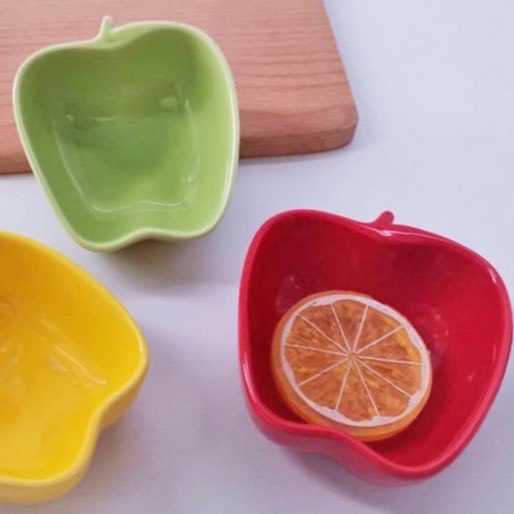 Chén Bát Sứ Ăn Dặm Hình QUẢ TÁO Cho Bé - Ăn dặm kiểu Nhật