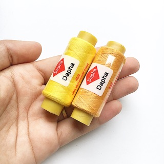 Chỉ cuộn nhỏ ( màu vàng - cam )