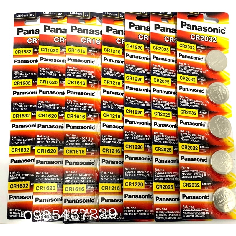 Pin CR1620 Panasonic 3V Lithium vỉ 1 viên