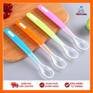 Thìa Silicon ăn dặm siêu mềm (lòng thìa sâu)