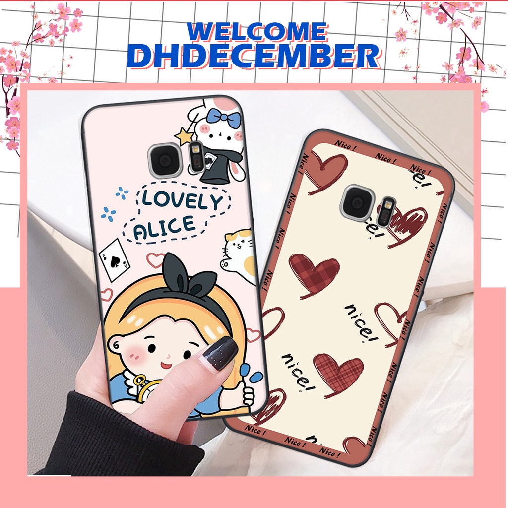 Ốp lưng Samsung  S7 / S7 EDGE in hình nice ,good luck happy ốp xinh viền dẻo đẹp chất