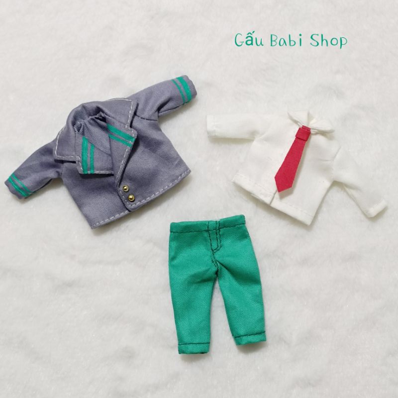 Set quần áo cho búp bê size ob11, ddf, 1/8 bjd, baboliy, bru, animator