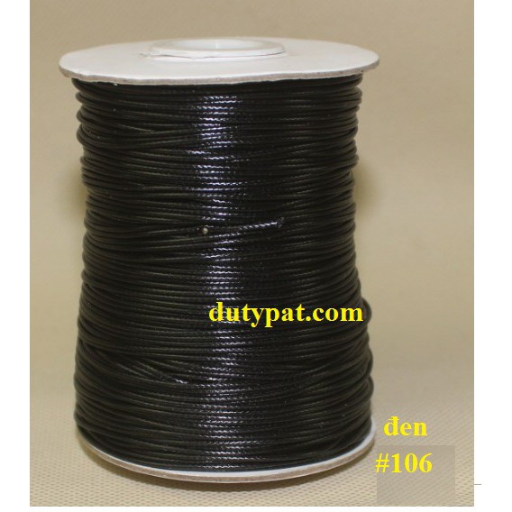 Bó 5-10m Dây sáp da , sáp bóng 1mm có 38 màu để chọn