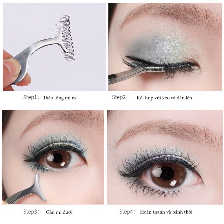 Nhíp Gắp Lông Mi Giả Đa Chức Năng