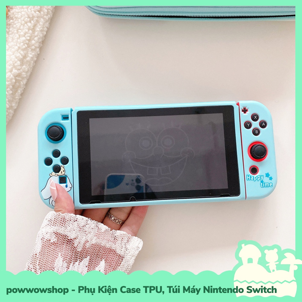 [Sẵn VN - Hỏa Tốc] Switch V1, V2 Case Ốp TPU Dẻo, Túi Đựng Máy Cho Máy Game Cầm Tay Nintendo Switch Bubble Cinnamoroll