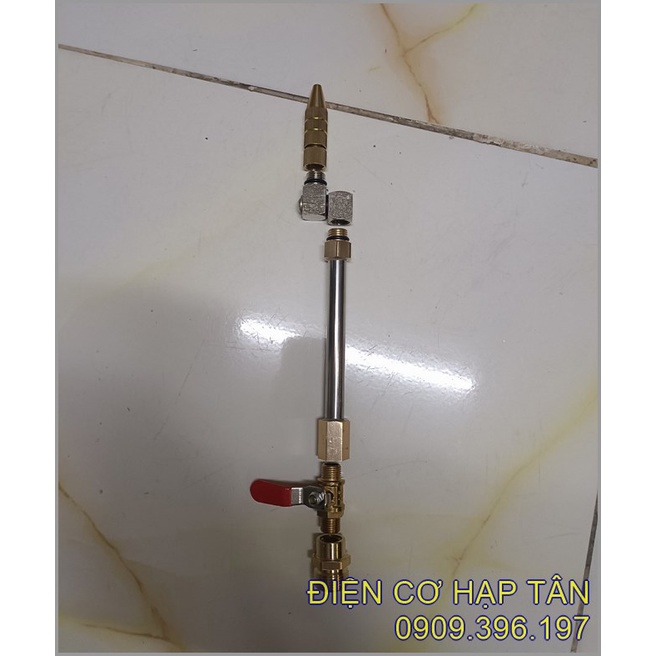 BÉC RỬA MÁY LẠNH ĐA GÓC XOAY CÁN DÀI - ỔN ĐỊNH , phun thước trừ sâu