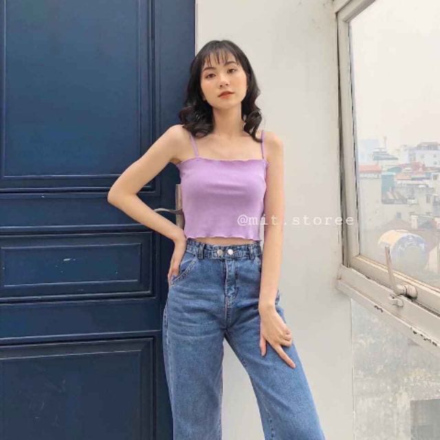 [ Mã WASTAPR giảm 10K đơn 50K] Áo thun 2 dây nữ | BigBuy360 - bigbuy360.vn