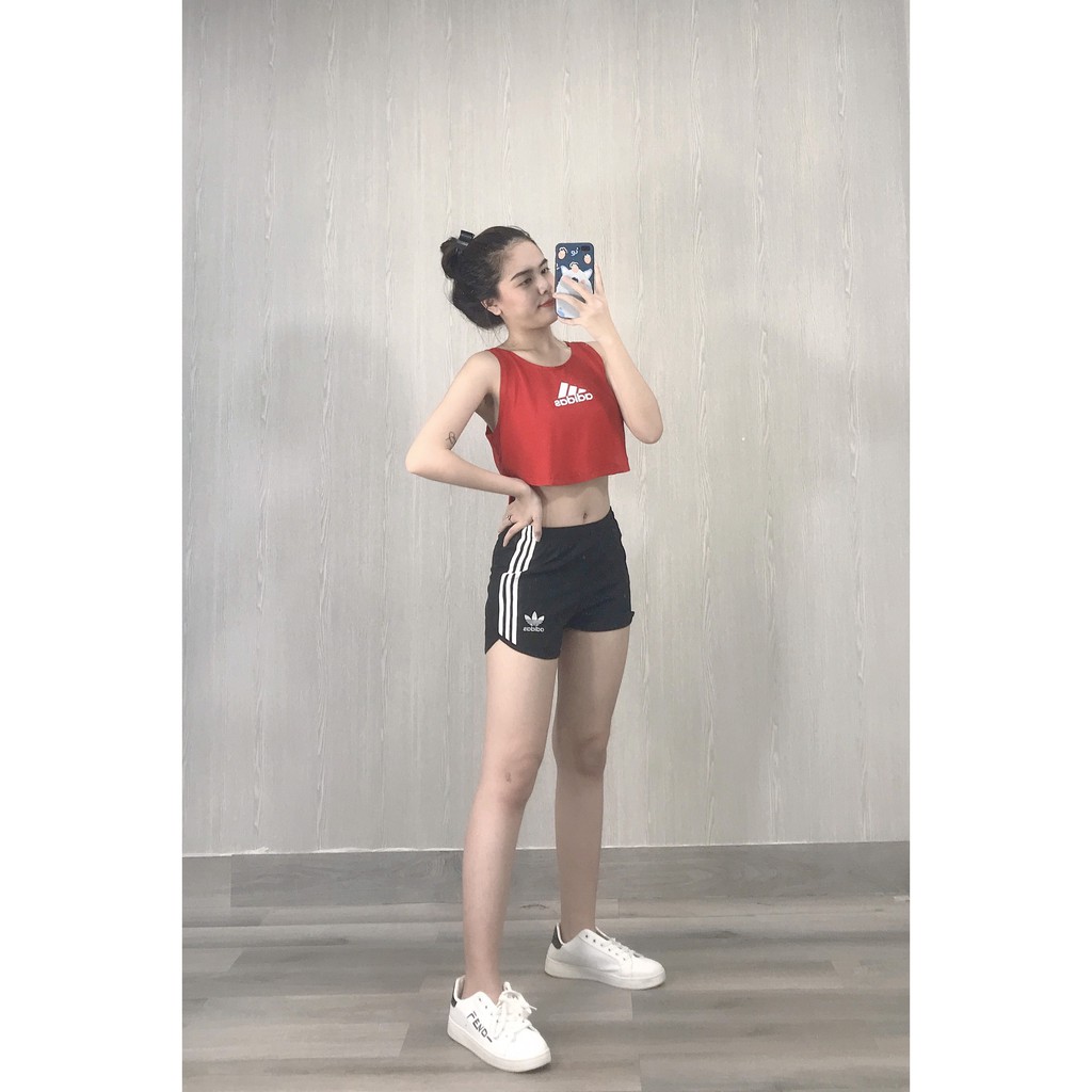 Áo tank crop lưới ba lỗ nữ tập yoga, gym, aerobic thể thao Bin Sports A118