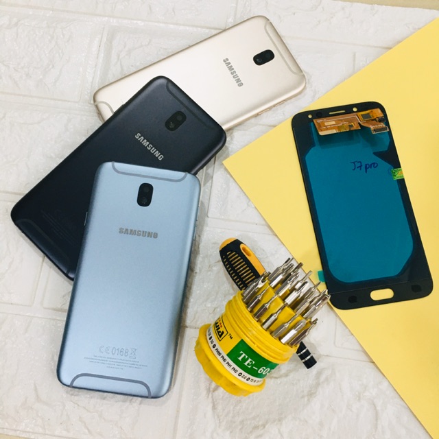 Combo Bộ Vỏ Sườn + Màn Hình Samsung J7 Pro Zin Hàng Cao Cấp (Tặng bộ vít)