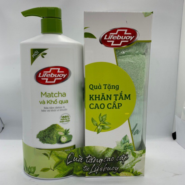 Sữaq tắm Lifebouy matcha khổ qua 850g