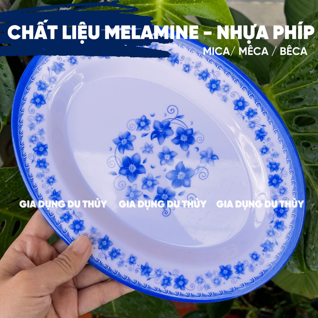 Dĩa hạt xoài melamine nhựa phíp 3 size an toàn cho sức khoẻ, dễ vệ sinh, hạn chế vỡ màu trắng, vàng, xanh, đủ bông