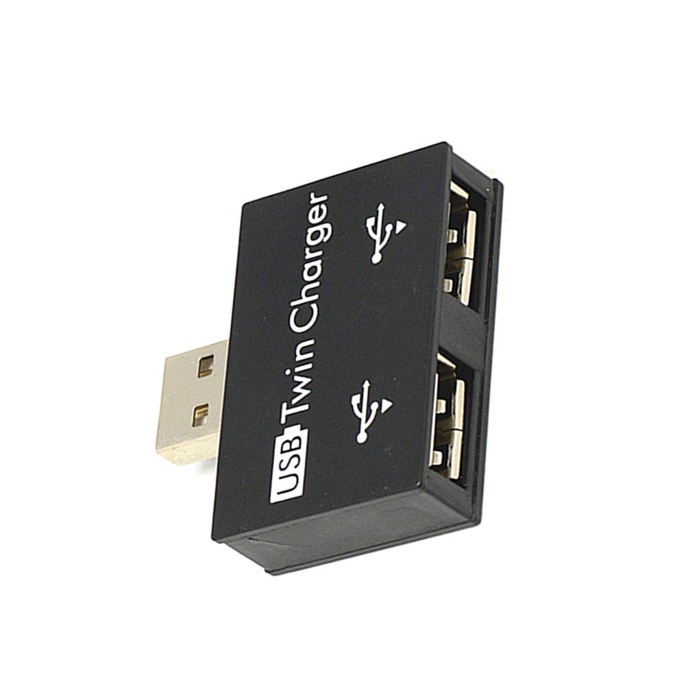 Bộ Chuyển Đổi Nguồn Điện Hai Cổng Usb 2 0 Tốc Độ Cao Thời Trang Chuyên Nghiệp