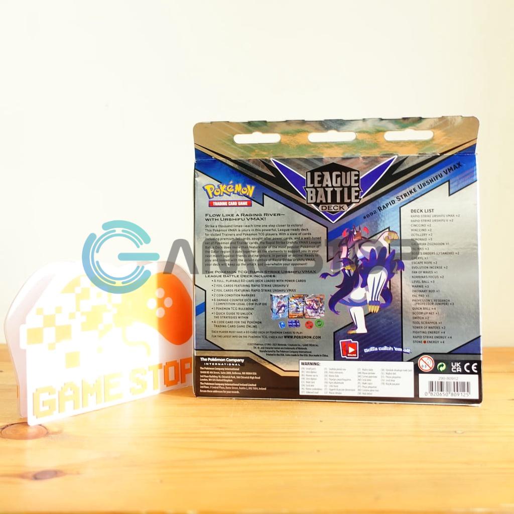 Bài Pokemon TCG Rapid Strike Urshifu VMAX League Battle Deck Ready to Play Deck phiên bản tiếng Anh POKTCGUSLTH05