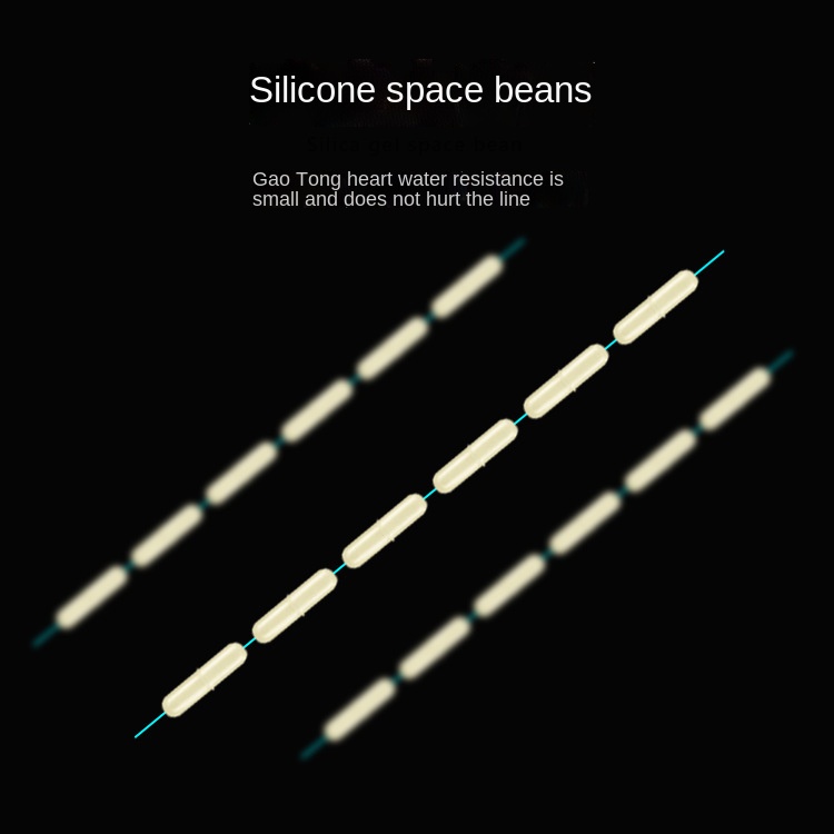 Phụ Kiện Chặn Phao Nổi Câu Cá 7 + 2 Phao Nổi Bằng Silicon Mềm Trong Suốt Tiện Dụng