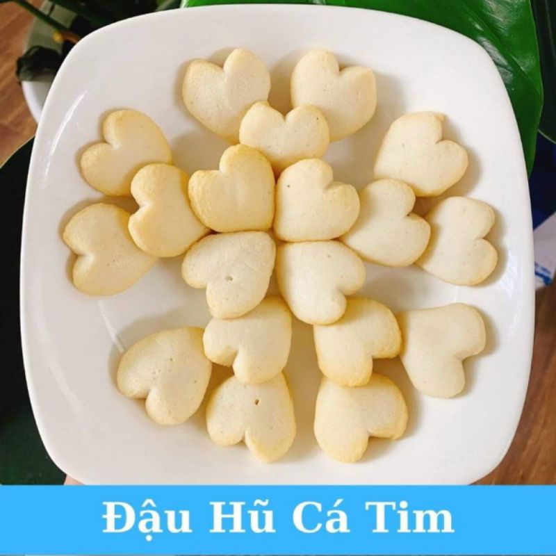 Đậu hủ cá hình trái tim 500g Đạt Phương Dafu
