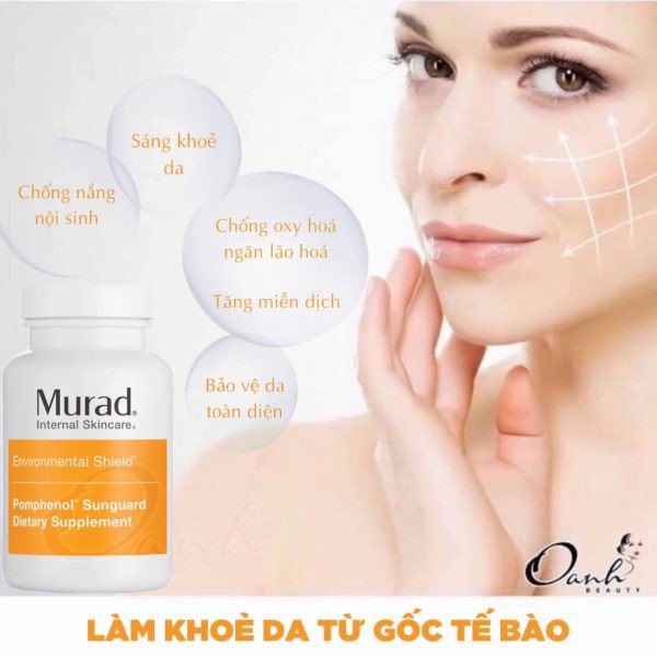 Viên uống chống nắng - Pomphenol Sunguard Dietary Supplement Murad