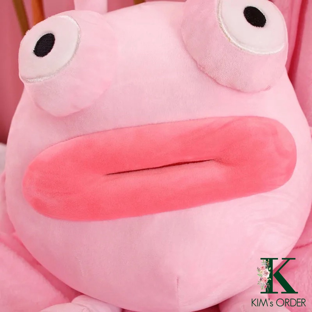 Gấu thú nhồi bông môi dày họ hàng môi tều kích thước 65cm có túi sưởi ấm tay mùa đông ngộ nghĩnh cute loại xịn có sẵn