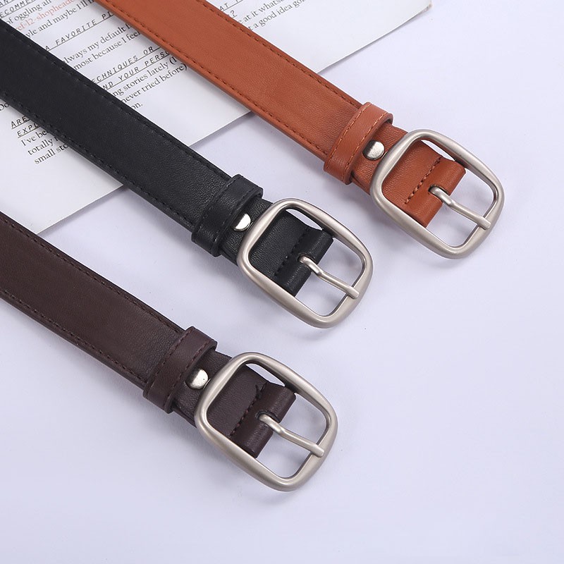 Thắt lưng nữ Ulzzang phong cách Hàn Quốc bản 2.8cm (Hỗ trợ cắt, bấm dây nịt) TL038 - Thắt Lưng Giá Tốt