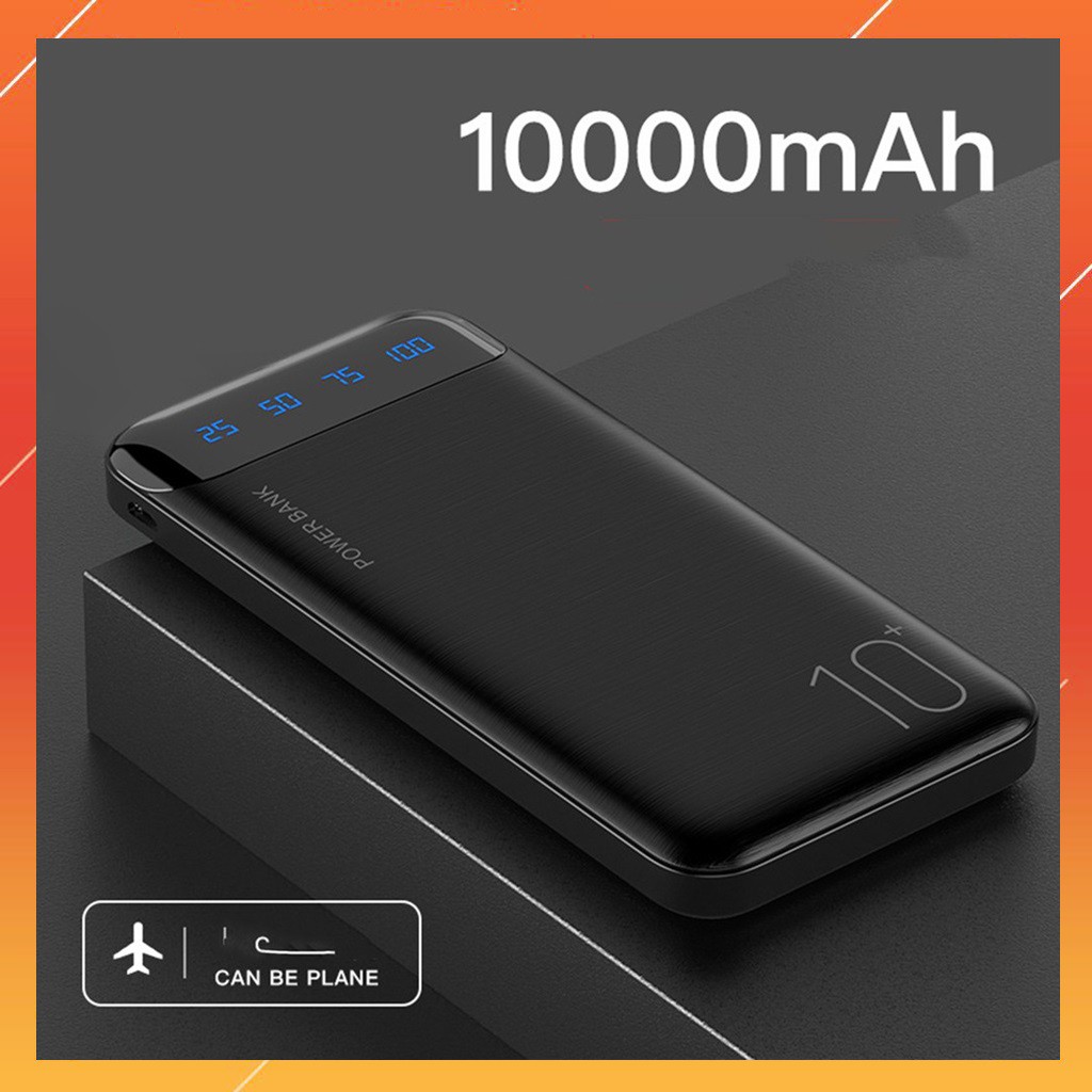 [ Giá Sỉ ] Pin Sạc Dự Phòng 10000mAh, Chính Hãng REMAX, Đèn Led Hiển thị Pin, 2 Cổng Sạc USB, BH 6Tháng