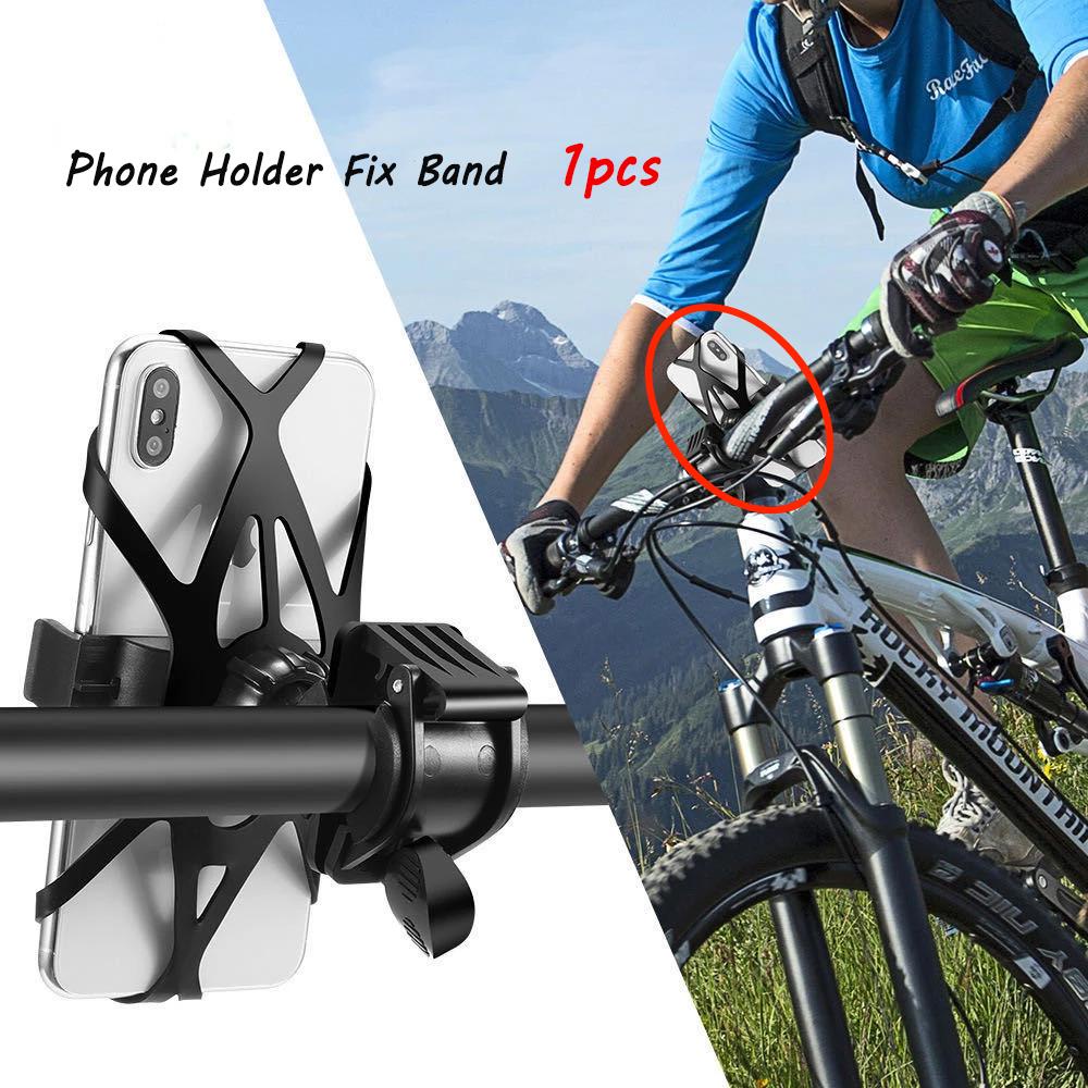 1 Dây Giữ Điện Thoại Trên Xe Đạp Chống Rung 360° Dây Đai Silicon Giữ Điện Thoại An Toàn Cho Xe Đạp/Xe Máy