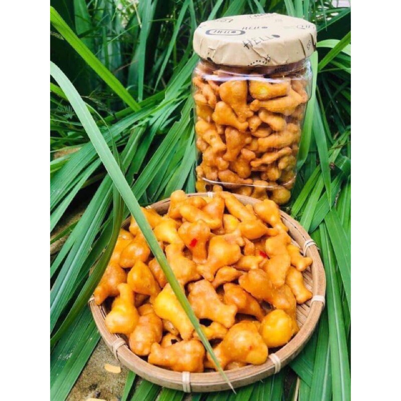 snack bim bim đùi gà cay mặn ngọt 1kg LOẠI NGON, giòn tan