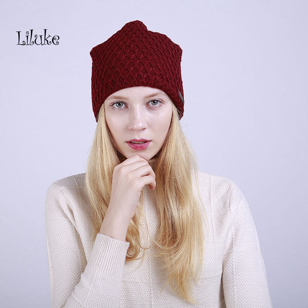 Mũ beanie Trùm Đầu Co Giãn Thời Trang Cho Nữ