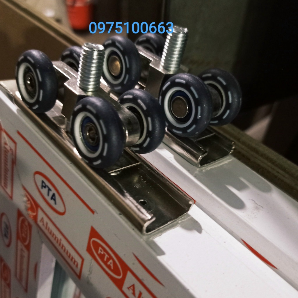 Bánh xe lùa treo Hamered 4 bánh loại rẻ - Bánh xe lùa - Bánh xe lùa treo
