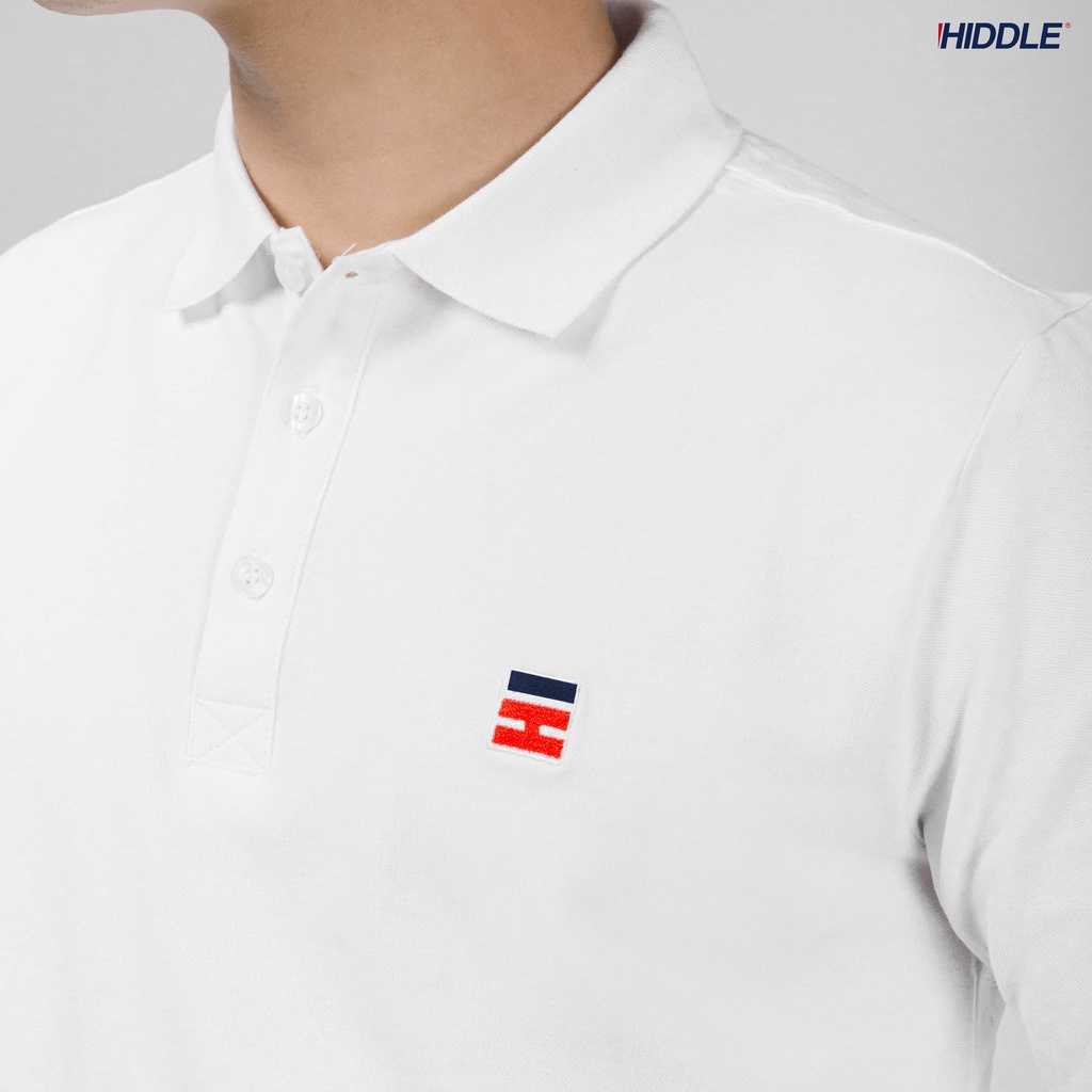 Áo thun polo nam basic vải cotton cá sấu cao cấp logo thêu HIDDLE 810201/810202