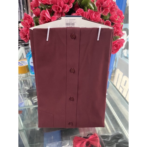 Sơ mi việt tiến ngắn tay lai bầu bambo phom regular giá 415k còn 350k