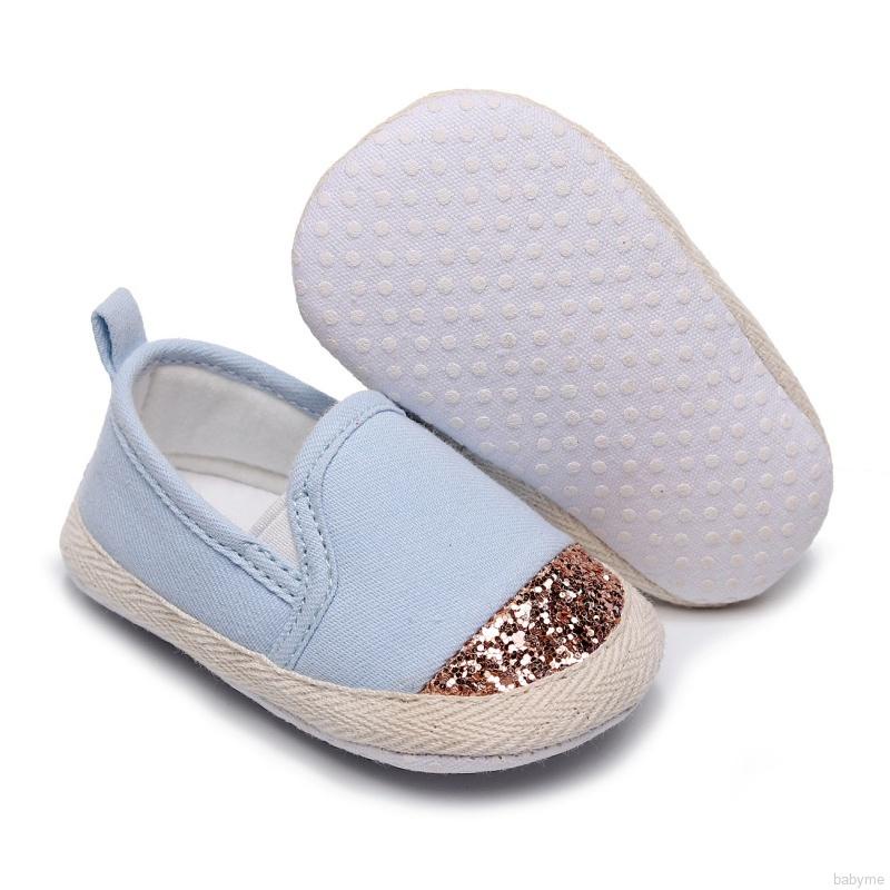 Giày vải canvas mềm chống trượt họa tiết kẻ caro thời trang cho bé sơ sinh 0-18 tháng tuổi